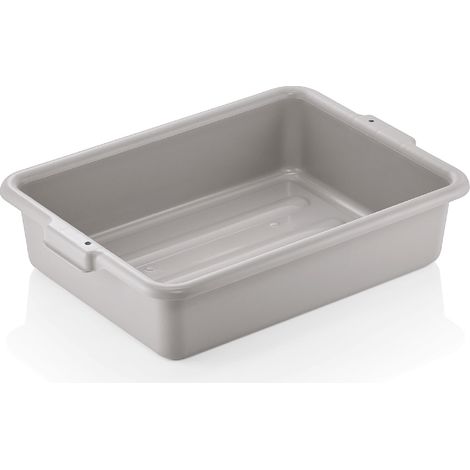 Spülschüssel, Geschirrwanne mit Griffmulden - für Gastronomie & Catering: 51x40x13cm