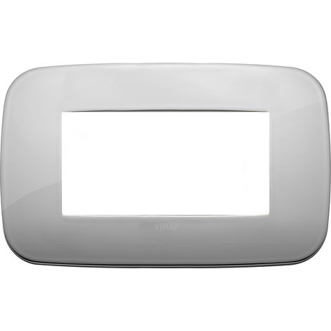 VIMAR - 19684.28 Plaque ronde 4M chromée