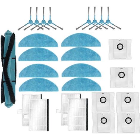 Kit d'accessoires pour aspirateur Cecotec Conga 7490 Immortal 8290 Immortal : pièces détachées, brosse principale, filtre, chiffon de nettoyage et sac à poussière. (1/5)