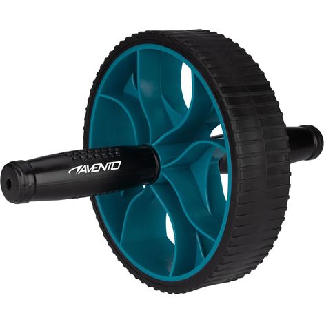 Rouleau AB Power Black et Bleu avec des poignées en plastique et en caoutchouc non glissantes (1/5)
