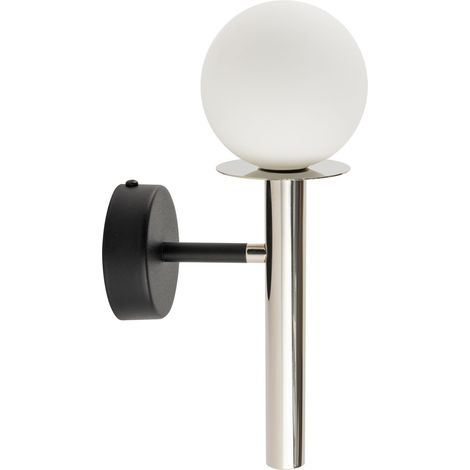 Applique murale DAISY nickel boule verre G9 12W Sigma (1/2)