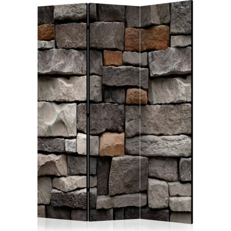 Paravent 3 Volets "Stony Stronghold" 135x172cm (1/2)