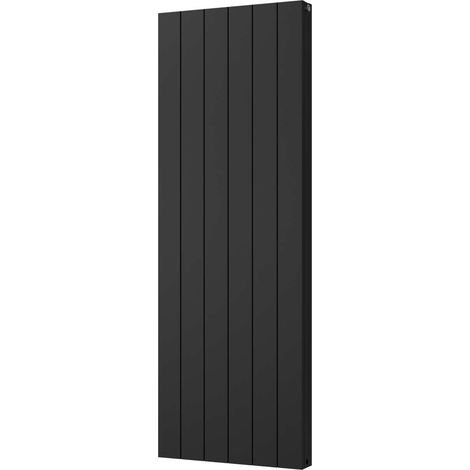 Thetford - Black Vertical Radiator Double Panel H1600mm x W560mm Smooth