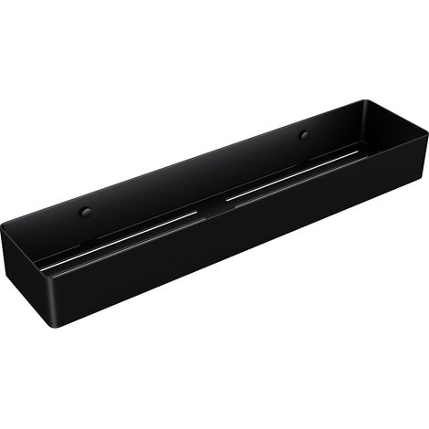 Sogood Panier de bain ou de douche noir mat rangement à suspendre étagère de douche (1/5)