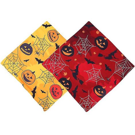 2 Halloween-Kissenbezüge