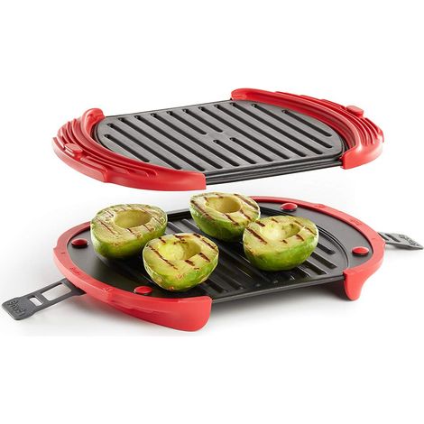 Griglia microonde lekue nero rosso 270x207x44 mm (1/5)