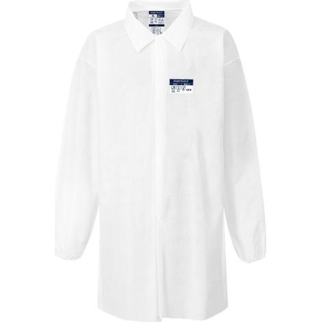 Bata BizTex SMS, tipo PB[6] (pack 50) Blanco XL