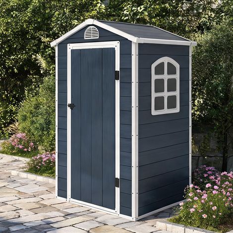 Abri de jardin en kunststoff Aluminium 134 x 104 x 204 cm (1/5)