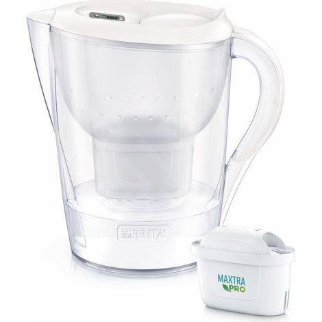 Brita - Carafe filtrante Marella XL Memo, volume 3,5 l, filtre Maxtra Pro, blanc 1052780 (1/3)