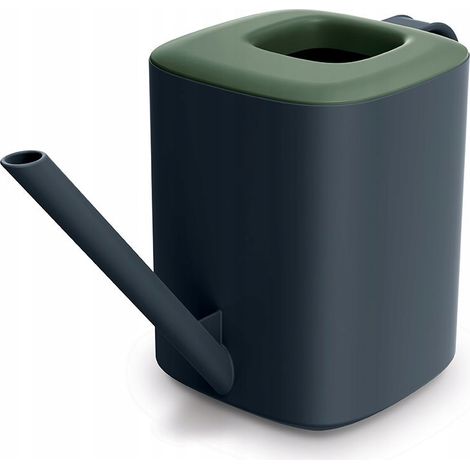 Regadera de plástico para regar flores, universal, verde antracita, 1 L, Tubi