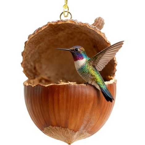 Ornement Animal - Décoration De Sapin De Noël En Acrylique - Thème Rustique Nature - Pour Intérieur - Lot De 6 (1/5)