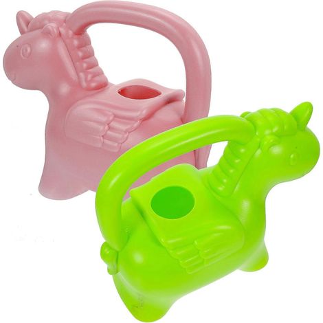 Mini arrosoir pour enfants, pot d'arrosage en forme de dessin animé, décoration pour la maison, outil de jardinage pour enfants, lot de 2 (1/5)