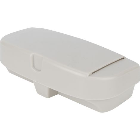 Étui à lunettes de soleil pour pare-soleil de voiture avec clips de rangement pour tickets et lunettes de soleil - Organisateur universel - Beige (1/5)