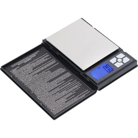 Balance numérique de poche 2000 g/0,1 g, micro-balance alimentaire de haute précision, balance pour bijoux, balance portable en grammes et oz, petite balance pour aliments/bijoux, noire (piles incluse