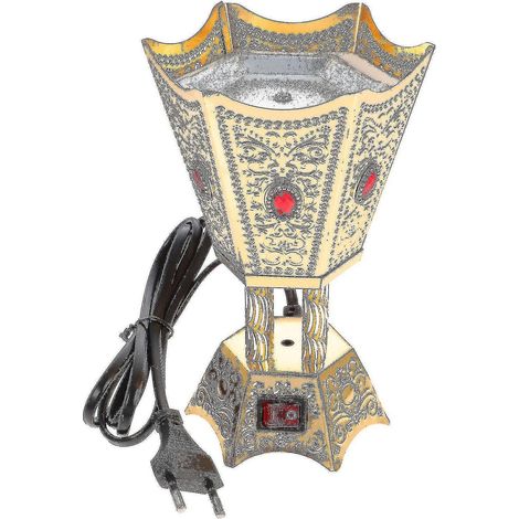 Brûleur d'encens électrique rétro en fer à repasser, objet de décoration en métal (prise UE). Mère (1/3)