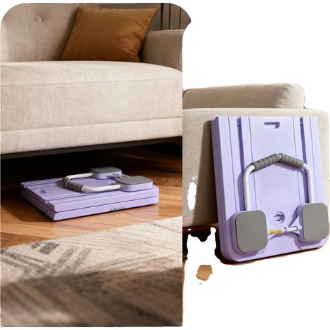 Tabla de ejercicios, rebote automático, entrenamiento de cuerpo completo, color morado. (1/2)