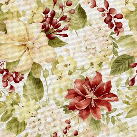 Tela decorativa para exteriores Oxford - Motivo floral I DX5273 (1/5)