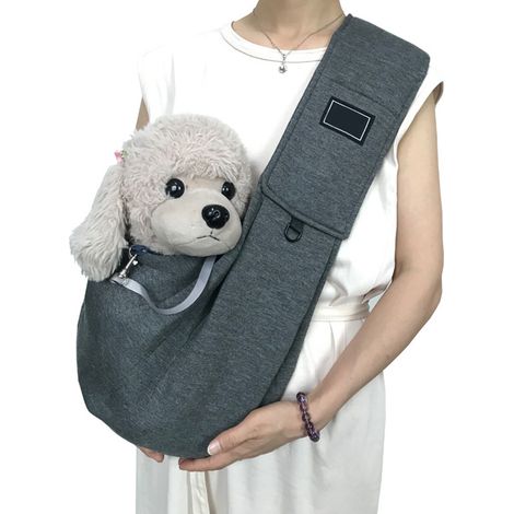 Sac de transport pour chien et chat, petit sac de transport pour animaux de compagnie, bandoulière, sac à bandoulière pour animaux de compagnie (1/5)