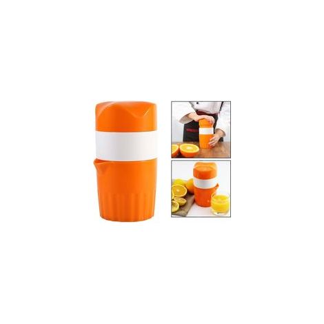 Spremiagrumi manuale, spremiagrumi manuale per uso domestico, spremiagrumi manuale per limoni e frutta, utensili da cucina (arancione) - Crezuo