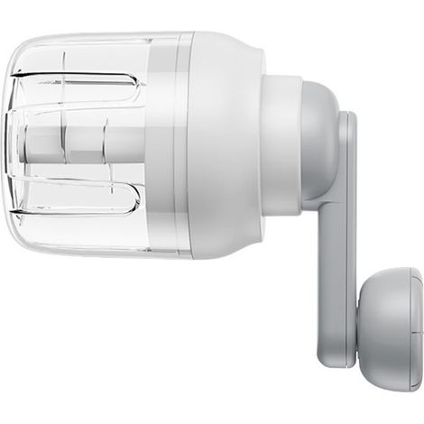 Hachoir à ail multifonctionnel portable manuel, robot culinaire pour la cuisine à la maison et en extérieur, blanc (1/5)
