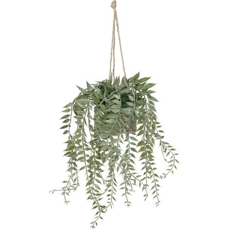 Plante artificielle suspendue Patri H47cm - Atmosphera créateur d'intérieur (1/5)