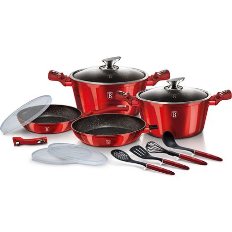 Ensemble de casseroles et poêles Berlinger Haus BH-7057 bordeaux (1/5)