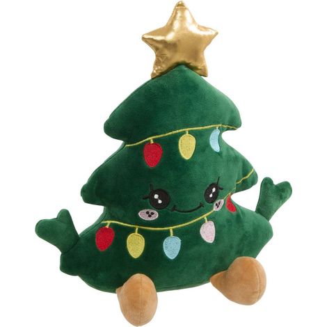 Peluche de un abeto con personaje. Altura: 35 cm - Feeric lights & christmas