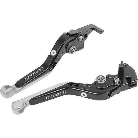 Leviers de frein et d'embrayage CNC réglables pour moto BMW G310GS G 310GS G310 Gs G 310 Gs 2017-2022, poignées pliables et extensibles ( argent-2) (1/5)