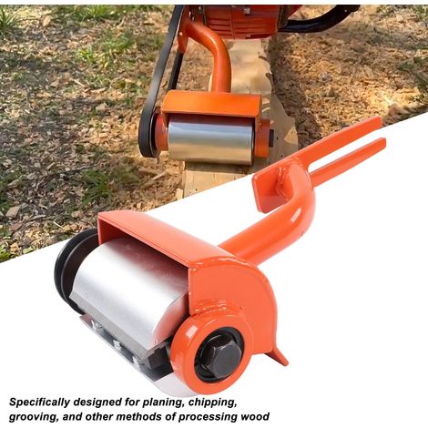 Outil d'écorçage de bois multifonctionnel pour éplucheur de bûches, accessoire de tronçonneuse avec 6 lames allongées pour Husqvarna (1/5)