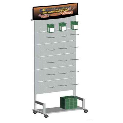 ESPOSITORE UTENSILERIA IN METALLO cm 80x40x200h - MADE IN ITALY