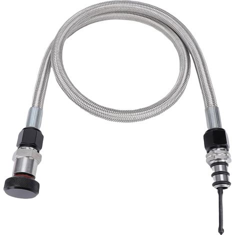Jauge de Transmission Automatique en Aluminium, Remplacement de Jauge de Liquide de Transmission Verrouillable, de à 8 Vitesses avec compatibilité 8L90E, 8L45E, Idéale pour la Série 1500 (1/5)