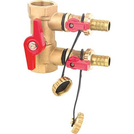 Unité de rinçage et remplissage DN 20 3/4'' femelle 2xvannesKFE 1/2"" (1/2)