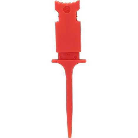 Testhaken Mini IC-Testclip PA für Elektronik-Experimente, Reparatur und Wartung (Rot)