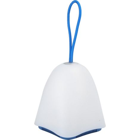 Enceinte Bluetooth sans fil avec commande tactile et veilleuse LED 8 couleurs (bleue) (1/5)