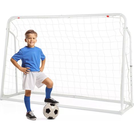 2-in-1 Kids Soccer Rebounder & Soccer Goal 6.1’ x 4’ Adjustable Soccer Goal (1/5)
