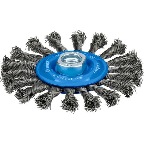 Bosch Metal heavy Scheibenbürste 115 x 0,5 mm M14 gezopft - 2608620764 (1/5)