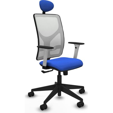Chaise de bureau piqueras y crespo Motilla blanc support lombaire (1/2)