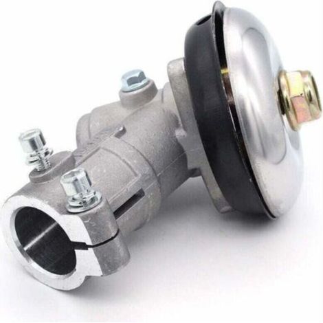 Renvoi d'angle Debroussailleuse 26mm, XU, Tête d'engrenage Debroussailleuse Universelle Boîte de Vitesse de Tondeuse à Gazon pour Coupe Herbe/Tronconneuse (26mm, Rond de 9 Dents) - (1/4)
