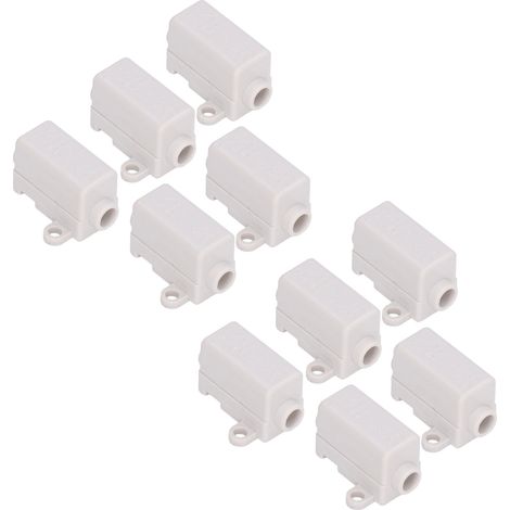 10-teiliger T-Kabelverbinder, Hochleistungs-400V 60A ABS-Abzweigklemme, keine Hauptleitungsunterbrechung, elektrischer Verteilerblock (1/5)