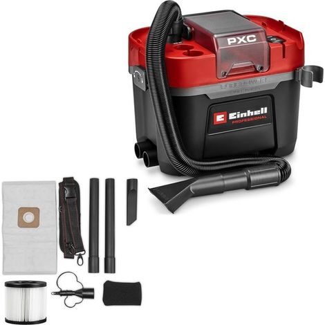 Einhell Professional TP-VC 18/10 Li BL L-Solo 2347155 Aspirapolvere a batteria per bagnato e asciutto 10 l Aspirazione