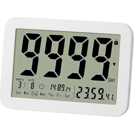 9999-tägiger digitaler Countdown für Urlaub, Prüfungen, Hochzeiten, Kochen und Studium (1/5)