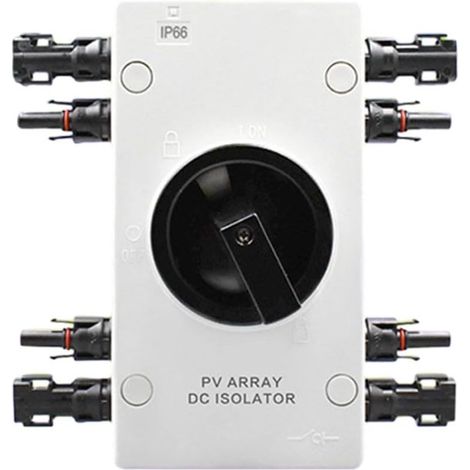Photovoltaik-Solar-Gleichstromschalter, Miniatur-Photovoltaik-Solar-Gleichstromschalter, wasserdicht IP66, 32 A, 1000 V, 4-poliger Gleichstrom-Leistungsschalter