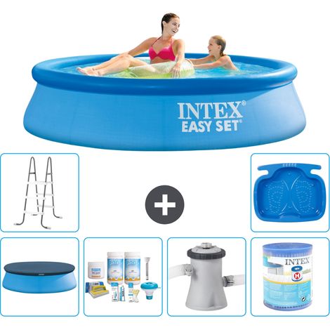 Intex Piscine Easy Set Ronde - 244x61 cm - 7-pièces S40402 (1/5)