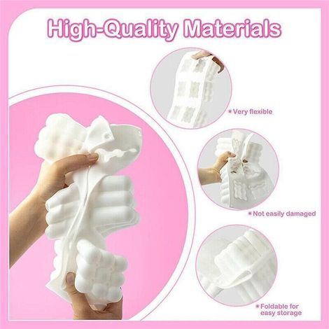 3D-Silikonform mit 6 Mulden für Kerzen, Bubble Cakes, Desserts und Gips (1/4)