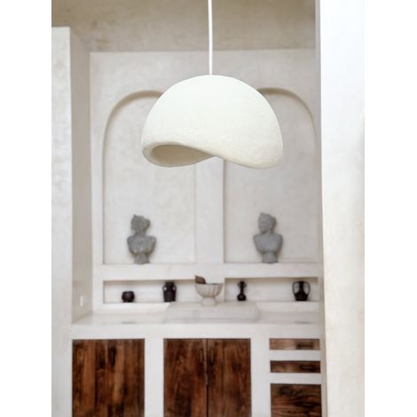 Lampe crème pierre M 50 (1/5)