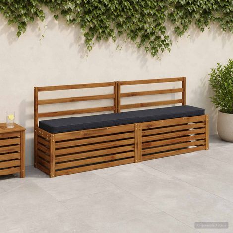 vidaXL Cojines para banco de 2 piezas VUGHT 2 pcs 100% Poliéster (1/5)