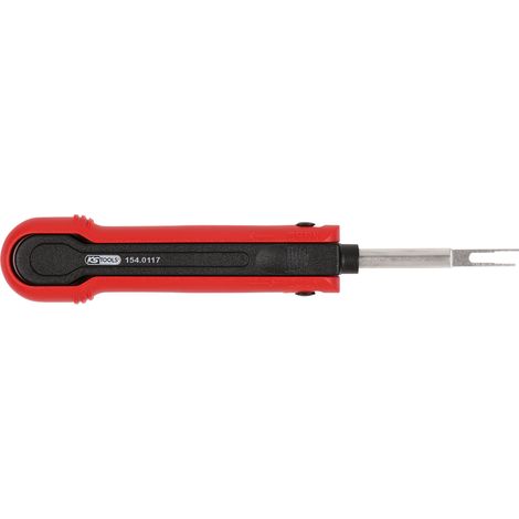 KS Tools - Extracteur de cosses pour connecteurs Faston - 2,8 mm - 154.0117 (1/2)