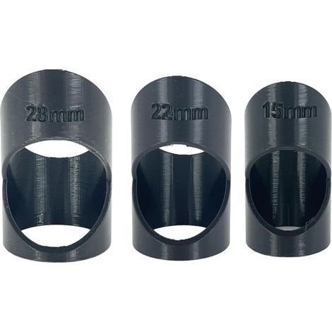 Coupe-mousse pour isolation de tuyaux en cuivre (15 mm, 22 mm et 28 mm) (1/5)