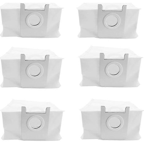 6er-Pack Ersatzstaubbeutel mit HEPA-Filter für Xclea H30 / H40 / PLUS Saugroboter QYSDJ01
