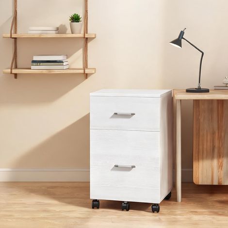 Meuble de rangement de bureau blanco 39,5 x 39 x 58,5 cm (1/5)